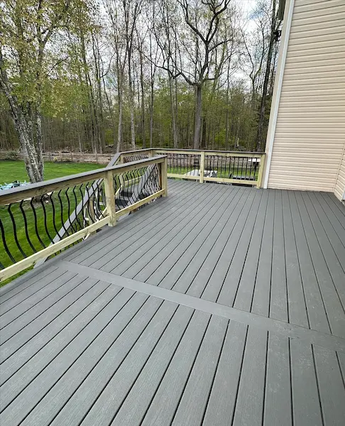 Custom deck construction by JMR Construction, New York